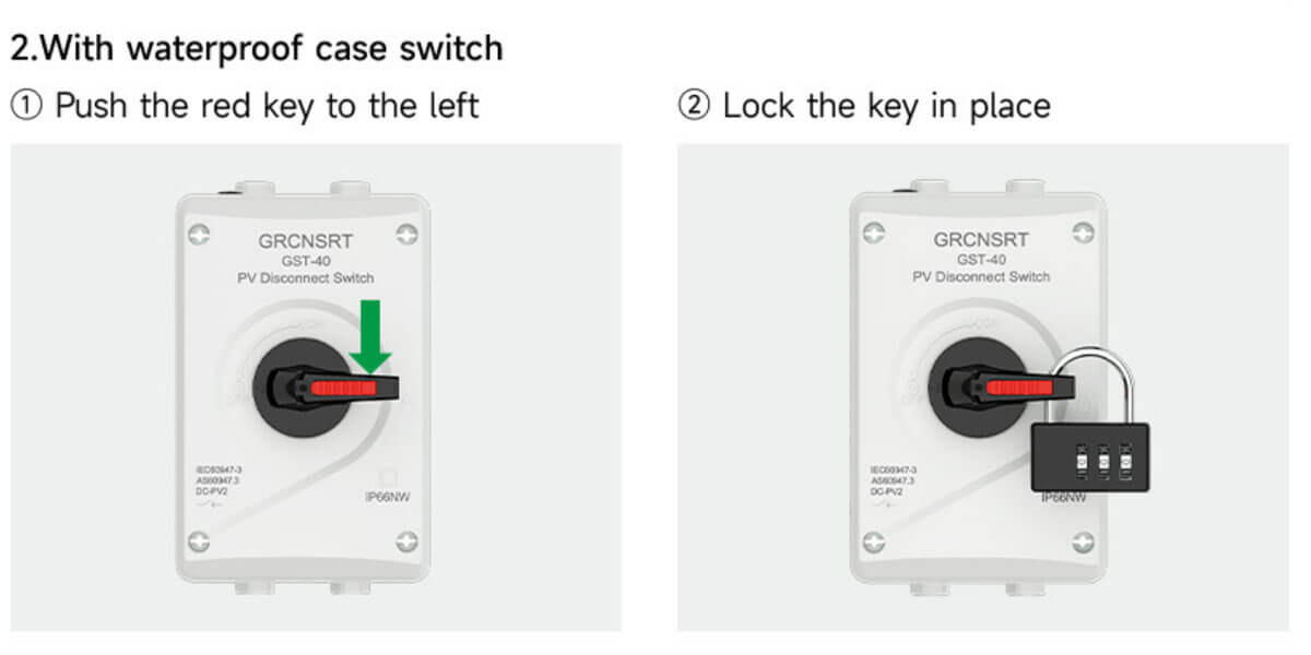 Instruction Manual for GST-40 Series PV Disconnect Switch (11)